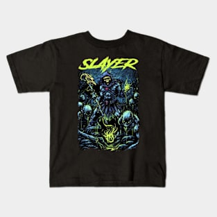 SLAYER BAND MERCHANDISE Kids T-Shirt